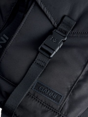 GANNI Black Tech Backpack - Image 6 of 7