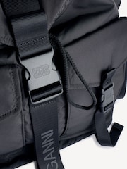GANNI Black Tech Backpack - Image 7 of 7