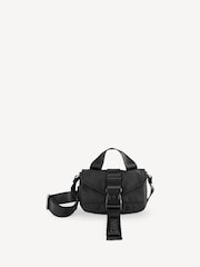 GANNI Black Tech Mini Satchel Bag - Image 1 of 8
