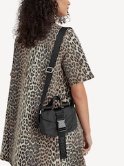 GANNI Black Tech Mini Satchel Bag - Image 2 of 8