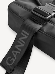 GANNI Black Tech Mini Satchel Bag - Image 8 of 8