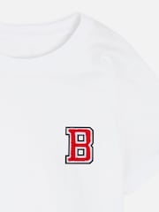 Dollymix Kids Personalised Monogram Matching White Pyjamas - Image 2 of 3