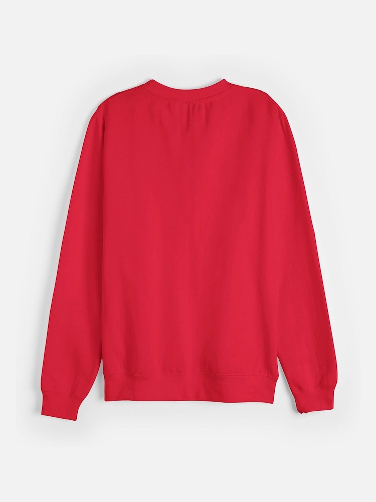 Dollymix Womens Red Personalised Team Naughty Jumper - Image 3 of 3