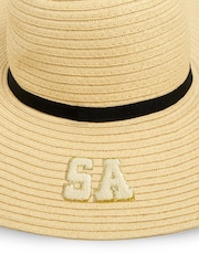 Alphabet Cream Personalised Small Letter Monogrammed Sun Hat - Image 2 of 3