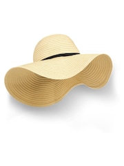 Alphabet Cream Personalised Small Letter Monogrammed Sun Hat - Image 3 of 3