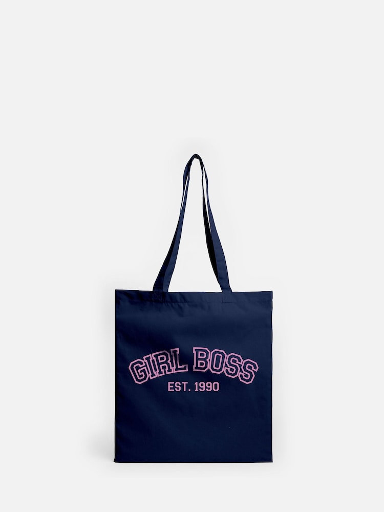 Dollymix Girl Personalised Boss 100% Cotton Tote Bag - Image 1 of 3