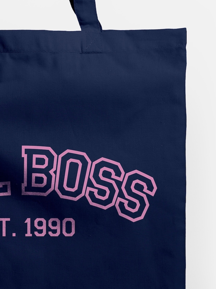 Dollymix Girl Personalised Boss 100% Cotton Tote Bag - Image 2 of 3