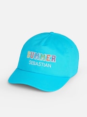 Dollymix Personalised Summer 100% Cotton Cap - Image 1 of 3