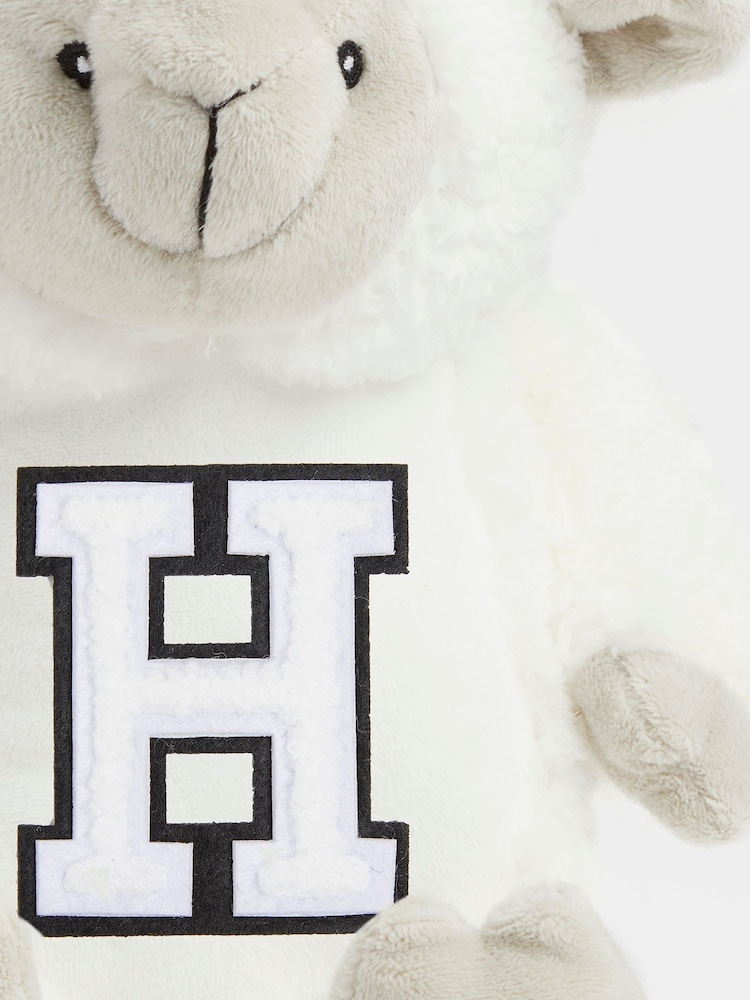 Cream Personalised Soft Plush Mini Lamb by Alphabet - Image 2 of 3
