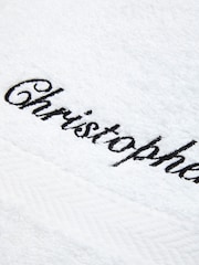 Personalised 100% Cotton Hand Towel by Dollymix - Image 2 of 2