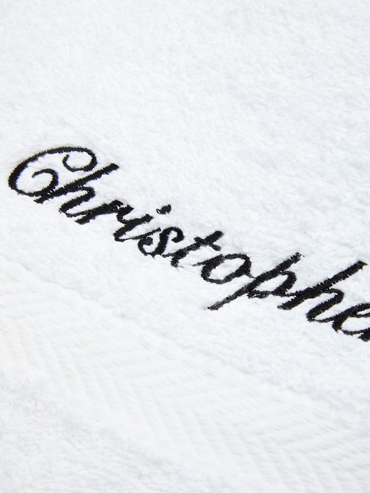 Personalised 100% Cotton Hand Towel by Dollymix - Image 2 of 2