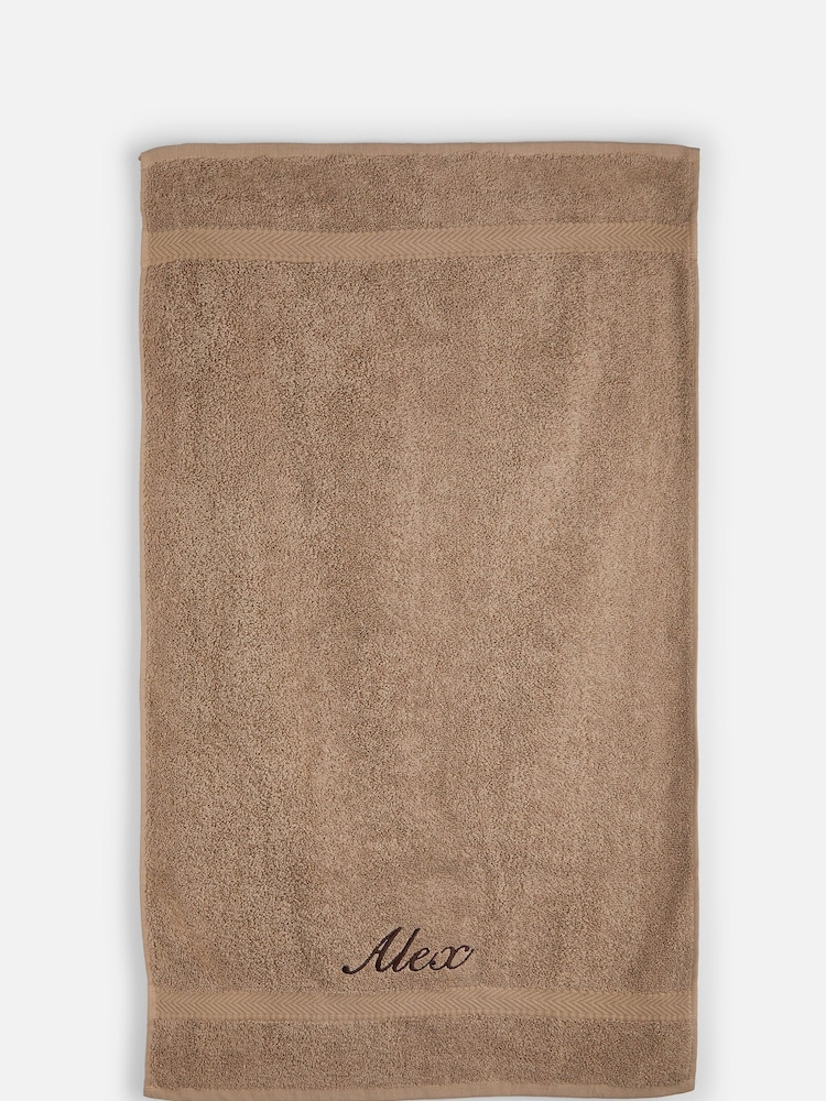 Personalised 100% Cotton Hand Towel by Dollymix - Image 1 of 4