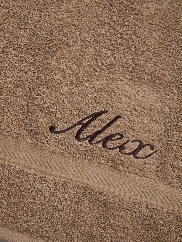 Personalised 100% Cotton Hand Towel by Dollymix - Image 3 of 4