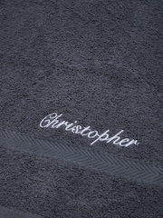 Personalised 100% Cotton Hand Towel by Dollymix - Image 2 of 2