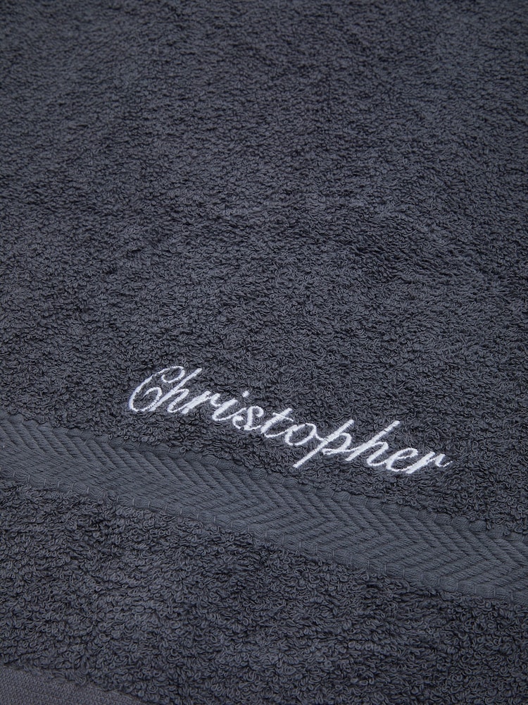 Personalised 100% Cotton Hand Towel by Dollymix - Image 2 of 2