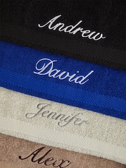 Personalised 100% Cotton Hand Towel by Dollymix - Image 4 of 4