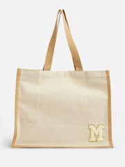 Personalised Small Letter Monogrammed Beach Bag by Alphabet - Image 1 of 3