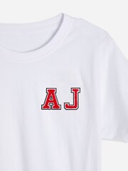 Alphabet Ladies Red Personalised Monogrammed Tartan 100% Cotton Pyjamas - Image 2 of 4