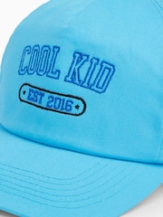 Dollymix Blue Personalised Cool Kid 100% Cotton Cap - Image 2 of 3