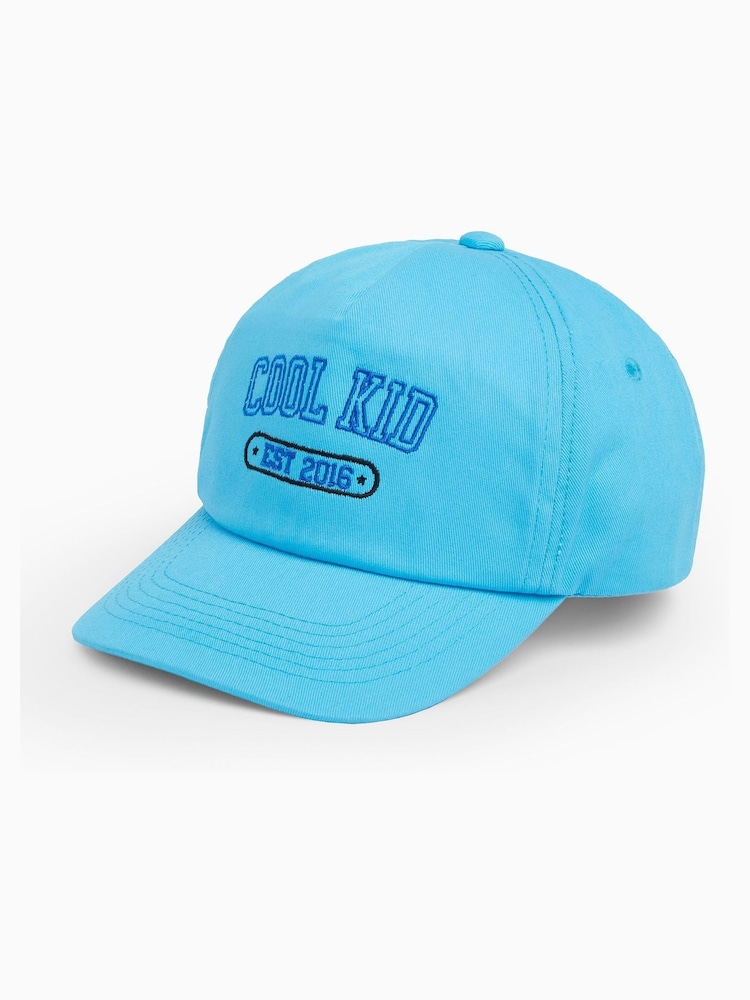 Dollymix Blue Personalised Cool Kid 100% Cotton Cap - Image 3 of 3