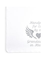 Personalised Handpicked for Earth 100% Cotton White Blanket by Dollymix - Image 5 of 7