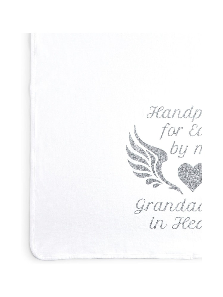 Personalised Handpicked for Earth 100% Cotton White Blanket by Dollymix - Image 5 of 7