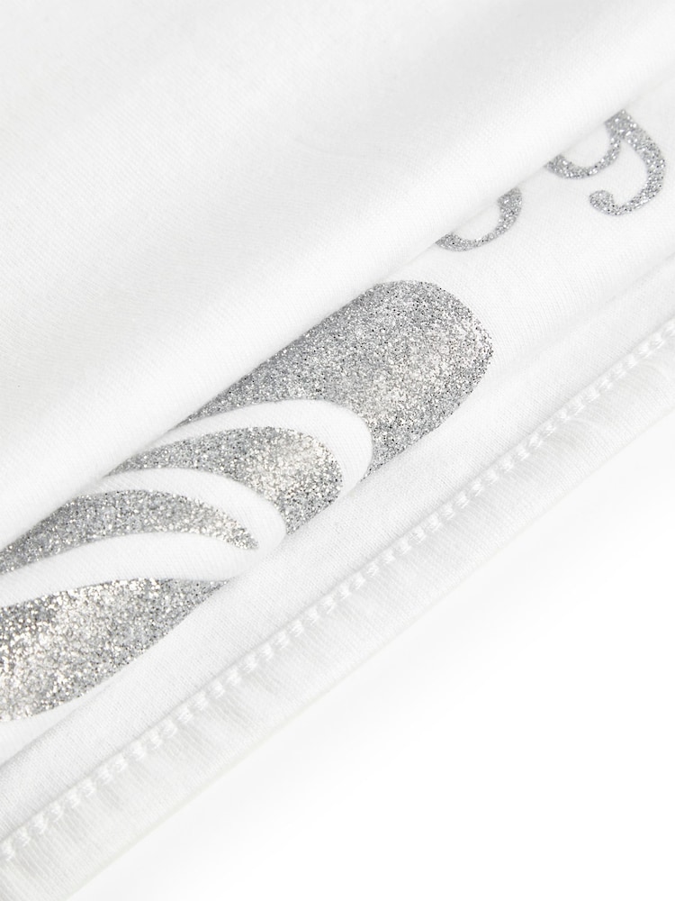Personalised Handpicked for Earth 100% Cotton White Blanket by Dollymix - Image 7 of 7