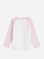 Dollymix Pink Personalised Glow In The Unicorn 100% Cotton Pyjamas - Image 3 of 4