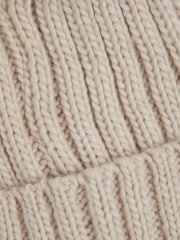 Dollymix Adults Personalised Monogram Faux Fur Pom Beanie Hat - Image 2 of 5