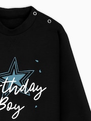 Dollymix Personalised Birthday Boy Black Sweatshirt - Image 2 of 3