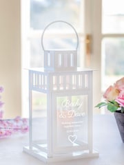 Personalised Couples Garden Lantern by Jonnys Sister - Image 1 of 5