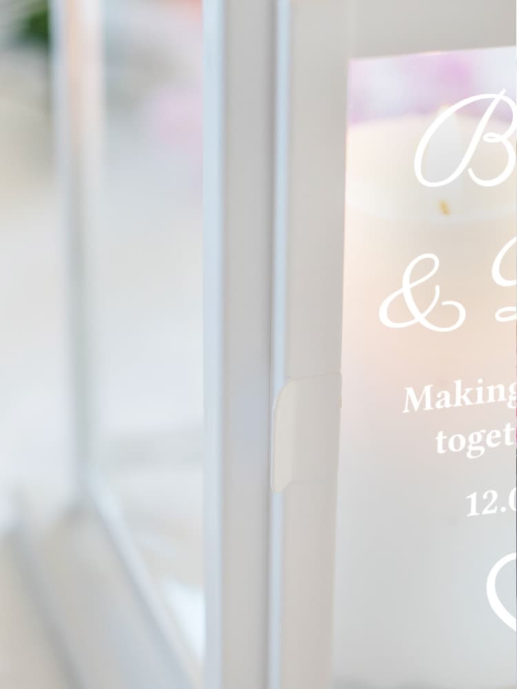 Personalised Couples Garden Lantern by Jonnys Sister - Image 2 of 5