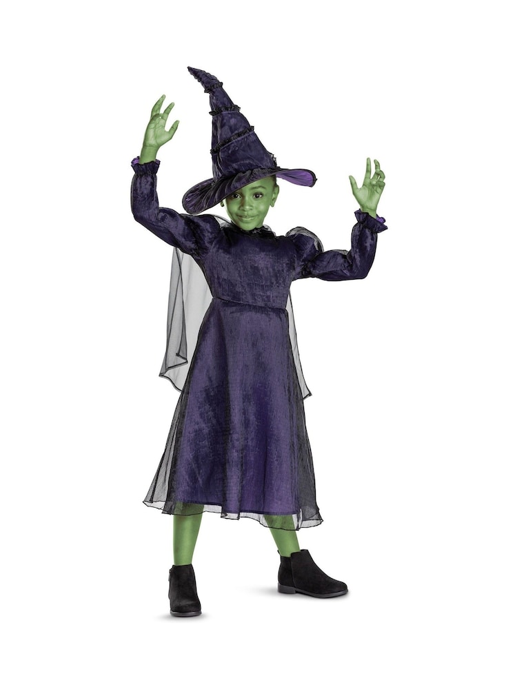Wicked Black Deluxe Elphaba Fancy Dress Costume - Image 1 of 1