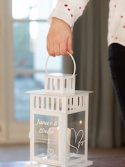 Personalised Couples Garden Lantern by Jonnys Sister - Image 1 of 3