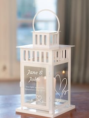 Personalised Couples Garden Lantern by Jonnys Sister - Image 2 of 3