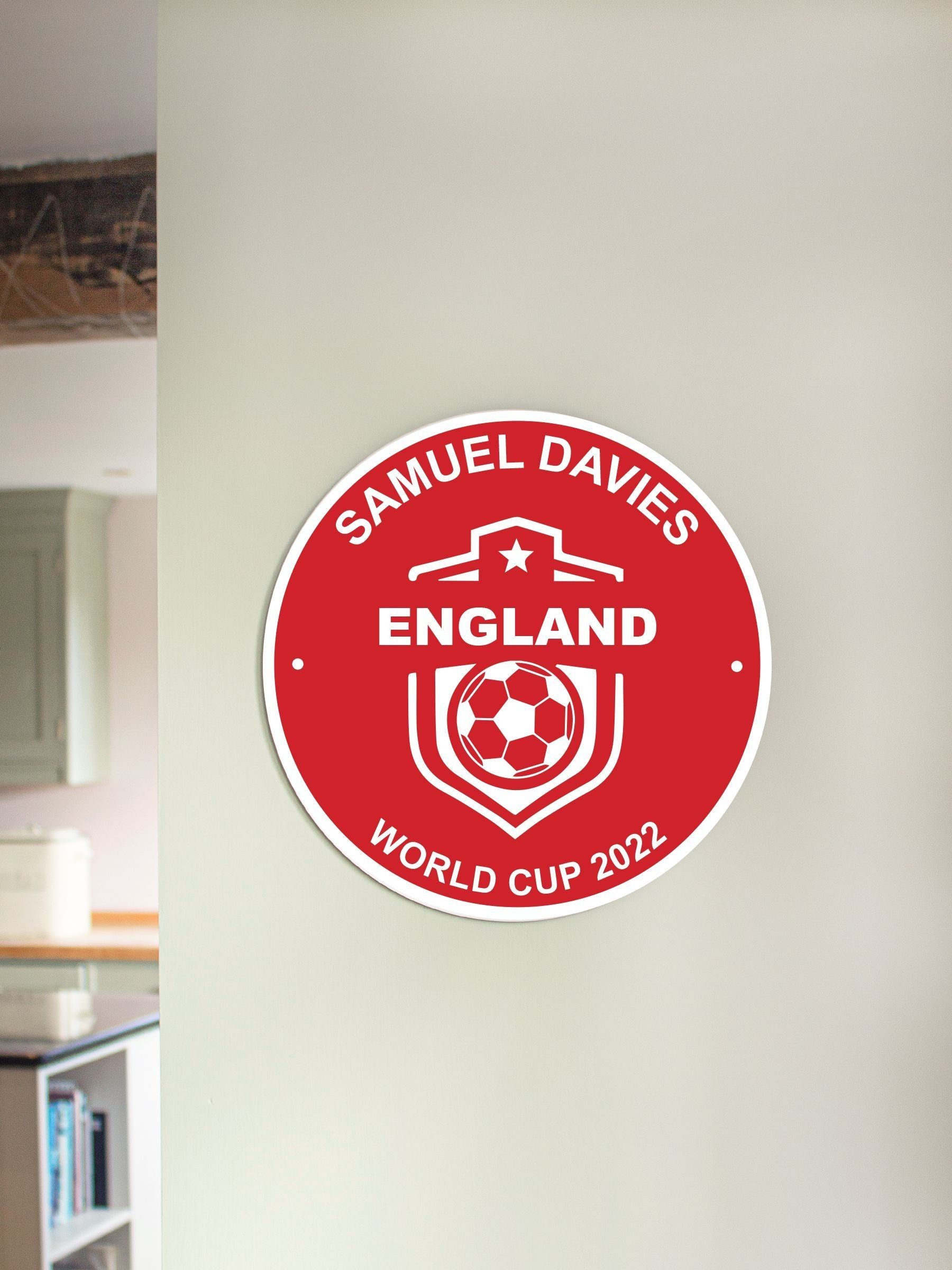 Buy Personalised Metal Football Plaque by Jonnys Sister from the Next ...