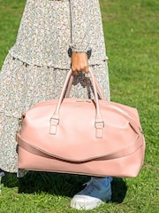Jonnys Sister Personalised Saffiano Pu Leather Weekend Holdall - Image 3 of 4