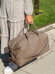 Jonnys Sister Personalised Saffiano Pu Leather Weekend Holdall - Image 2 of 4