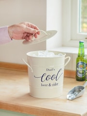 Cream Personalised Ice Bucket With Scoop by Jonnys Sister - Image 2 of 5