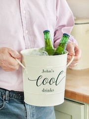 Cream Personalised Ice Bucket With Scoop by Jonnys Sister - Image 3 of 5