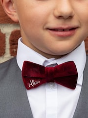 Personalised Velvet Boys Bow Tie by Jonny's Sister - Image 1 of 2
