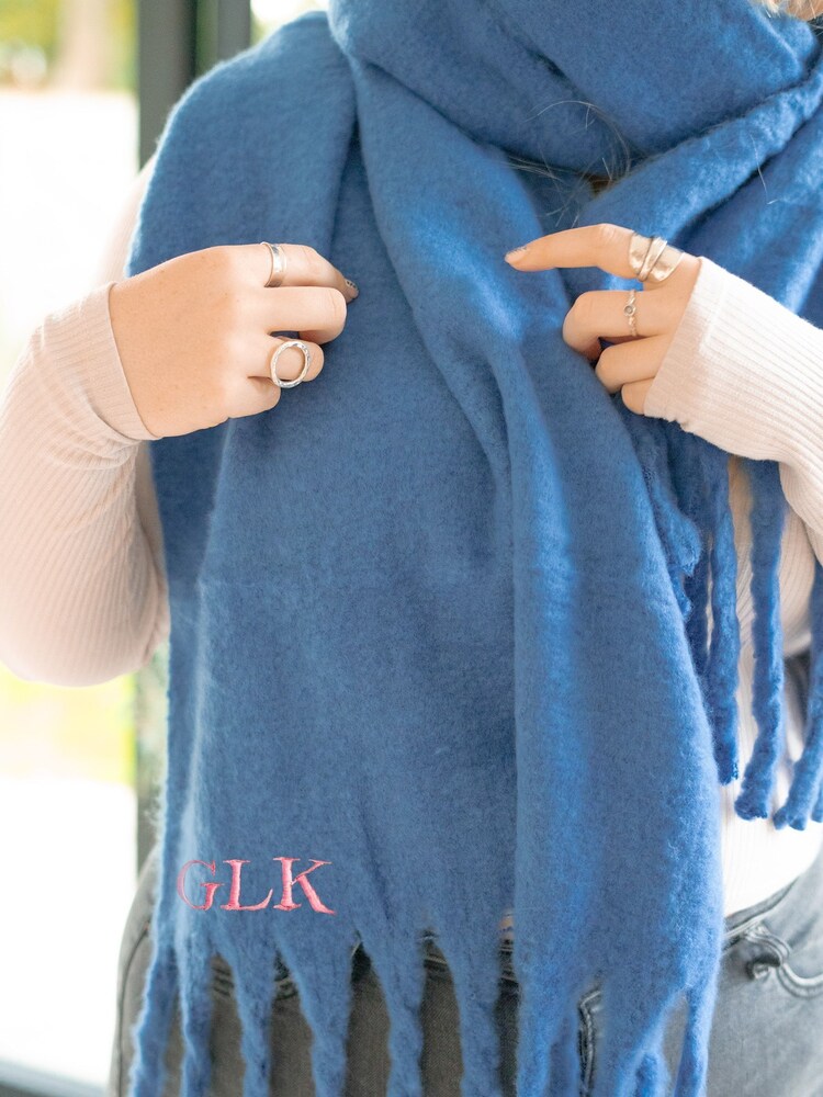 Jonnys Sister Personalised Embroidered Scarf - Image 2 of 3