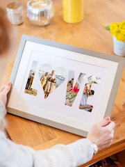Personalised Love Photo White Typography by Jonnys Sister - Image 3 of 3
