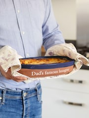 Personalised Large Oval Oven Proof Dish by Jonnys Sister - Image 1 of 2