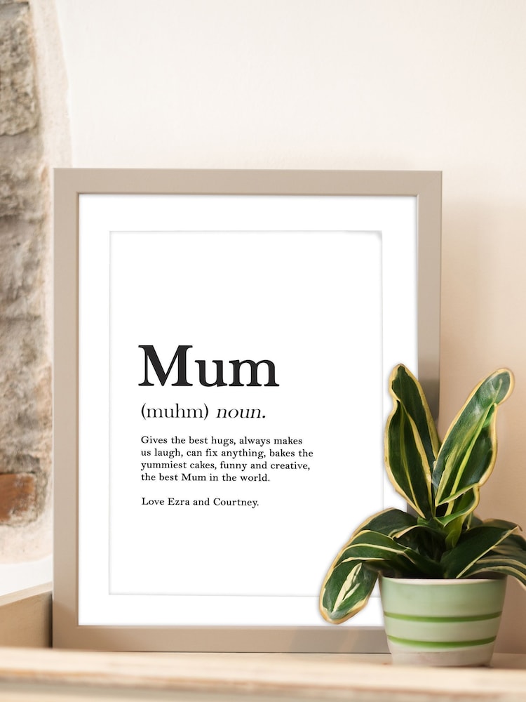 Mothers Day Grey Personalised Dictionary Print Frame by Jonnys Sister - Image 3 of 3