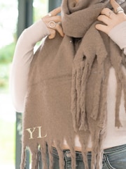 Jonnys Sister Personalised Embroidered Scarf - Image 1 of 3