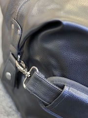 Jonnys Sister Personalised Nuhide Travel Holdall with Strap - Image 3 of 5
