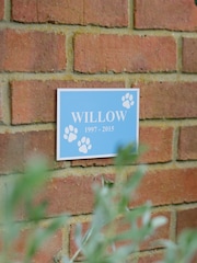 Personalised Pet Memorial Metal Garden Wall Plaque by Jonnys Sister - Image 2 of 3
