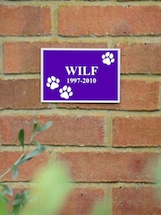 Personalised Pet Memorial Metal Garden Wall Plaque by Jonnys Sister - Image 3 of 3