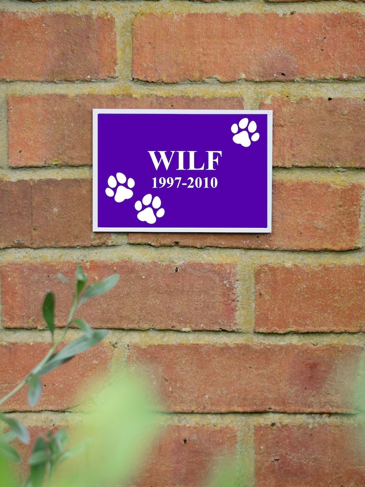 Personalised Pet Memorial Metal Garden Wall Plaque by Jonnys Sister - Image 3 of 3